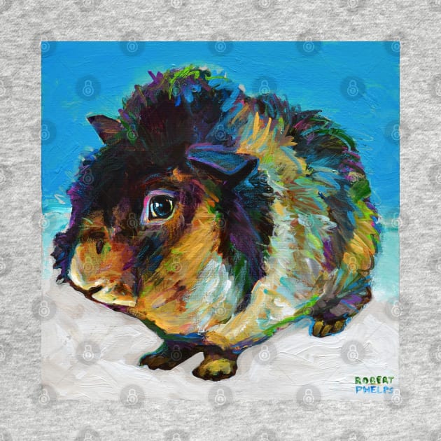 Handsome Harvey the GUINEA PIG by RobertPhelpsArt